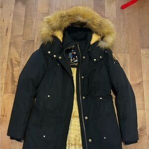Parka sterling gold with fur